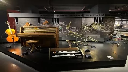 Bando-Orkestra-Elektrikli Enstrümanlar Dr. Hüseyin Parkan Sanlıkol Müzik Enstrümanları Müzesi Görsel